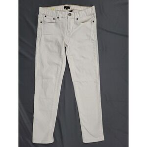 J.Crew Toothpick Skinny Jeans White Stretch Denim Womens Size 26 Style 77087